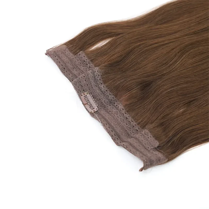 EMEDA Remy Human Hair Halo Hair Extension ZJ1101